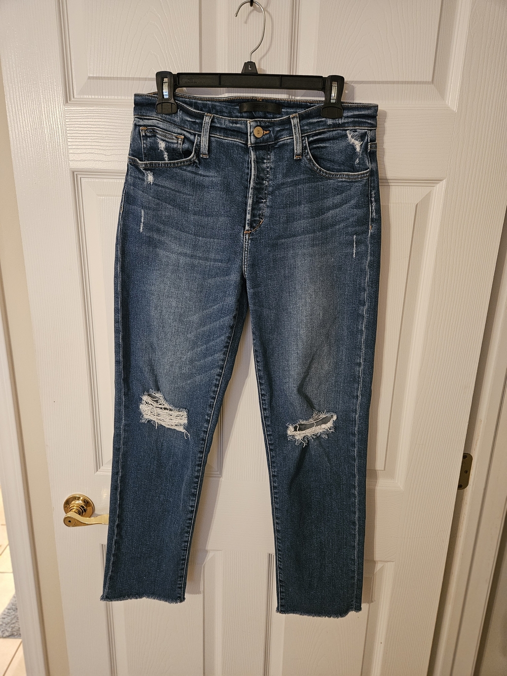 Joe's Jeans "The Niki" Mid Rise Boyfriend Distressed Jeans